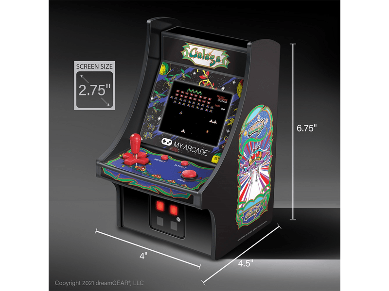 My Arcade Galaga Micro Player Retro Arcade 6.75