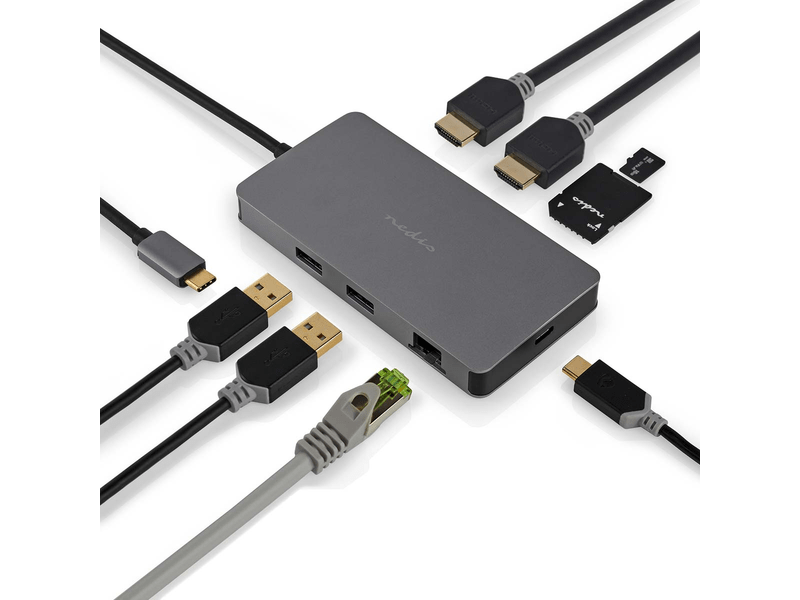 NedisUSB-C 7-in-1 Multi-Port Adapters