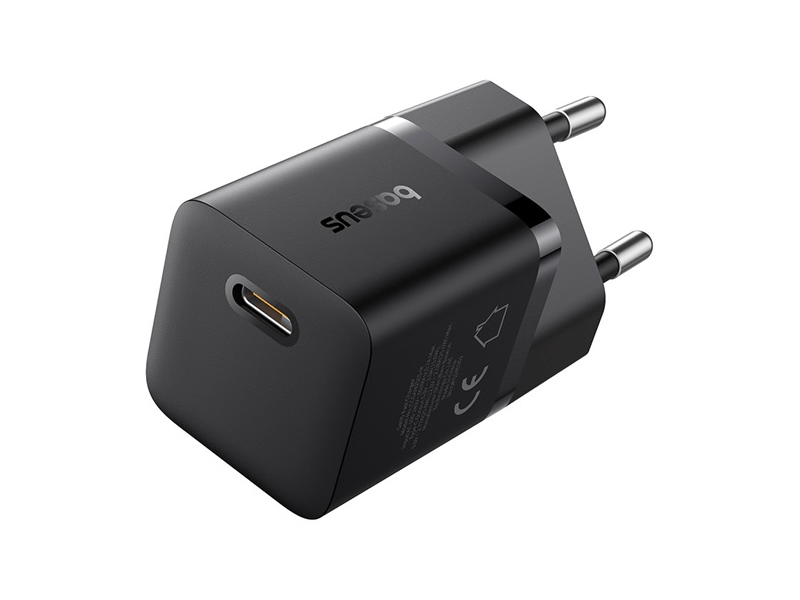 Baseus GaN5 Mini 25W töltő + 100W USB Type-C kábel (P10110909113-01)