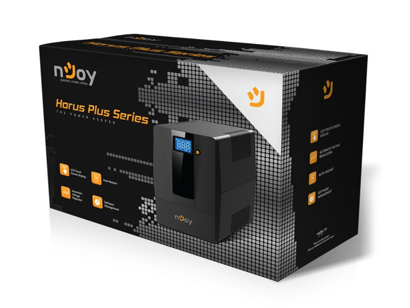 nJoy Horus Plus 1000 Szünetmentes tápegység (PWUP-LI100H1-AZ01B)