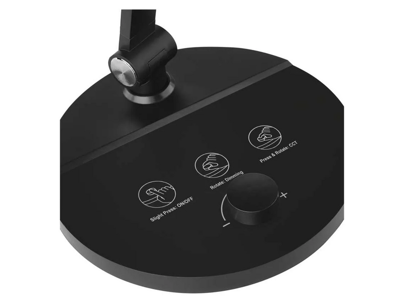 Emos Charles LED asztali lámpa, fekete (Z7628B)