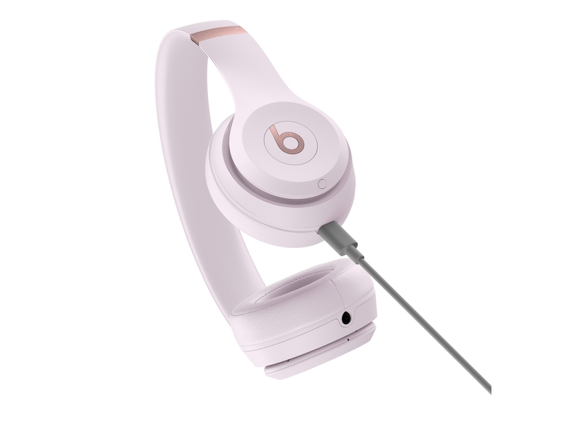 Apple Beats Solo 4 Vezeték nélküli fejhallgató, felhőrózsaszín (MUW33EE/A)