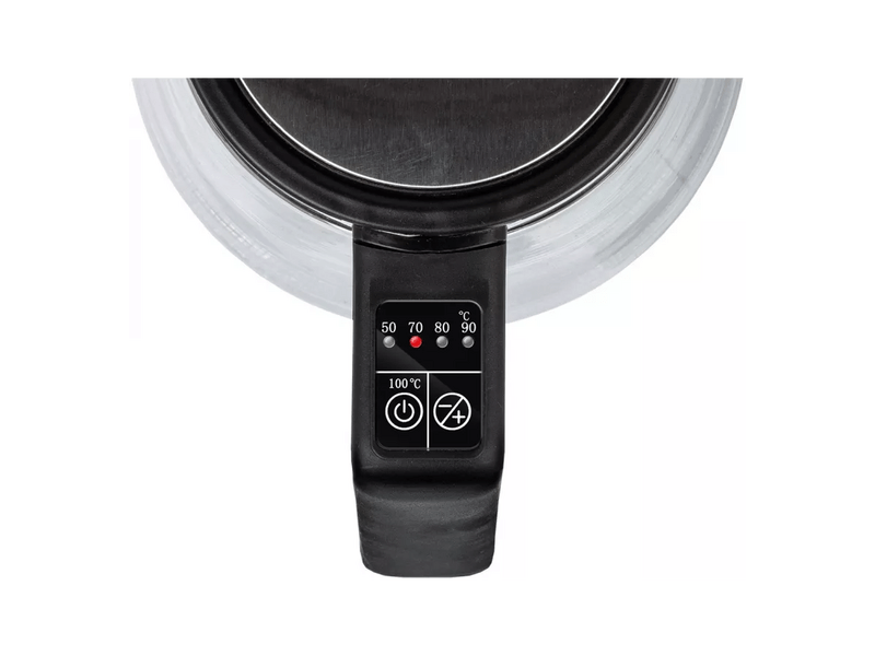 MPM MCZ-116 Vízforraló, üveg/rozsdamentes acél