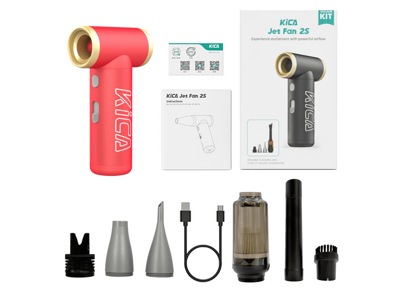 FeiyuTech KiCA JetFan 2S Kit multifunkciós fúvóka, piros (FY4821)