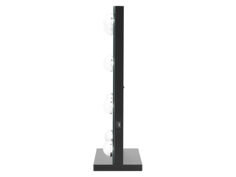 Humanas HS-HM02 Ogledalo za šminkanje s LED osvjetljenjem, crno