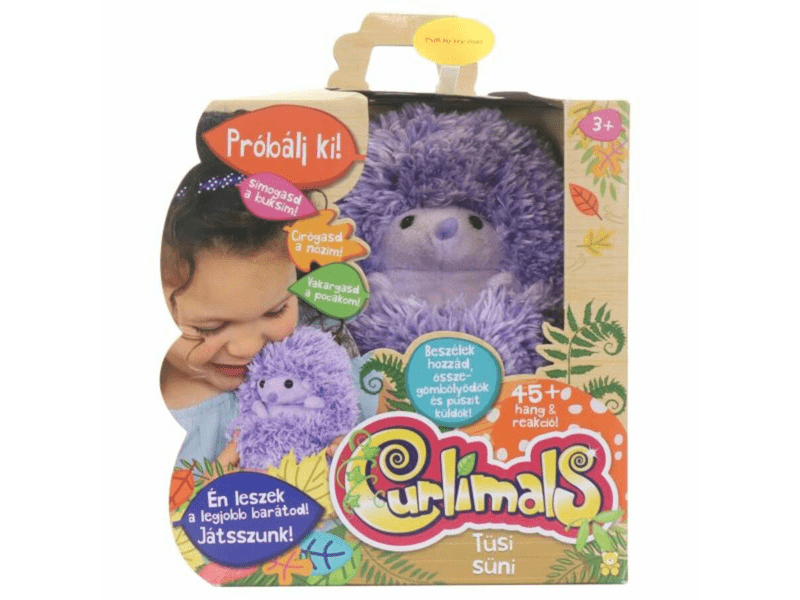 Curlimals Nyiszi Nyuszi/Tüsi Süni interaktív plüss (3712)