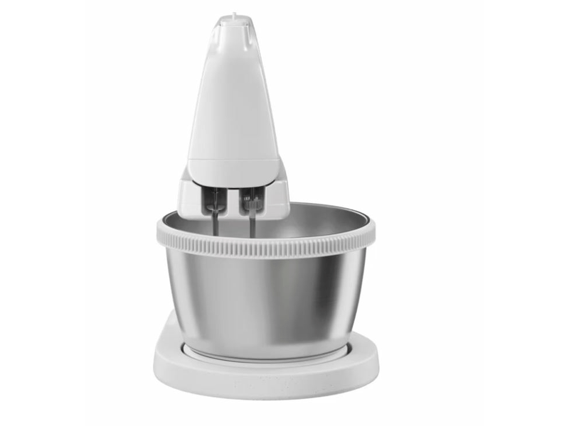 Tálas mixer, 500W, fehér