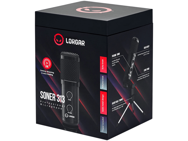 Lorgar Soner 313 Gaming mikrofon (LRG-CMT313)