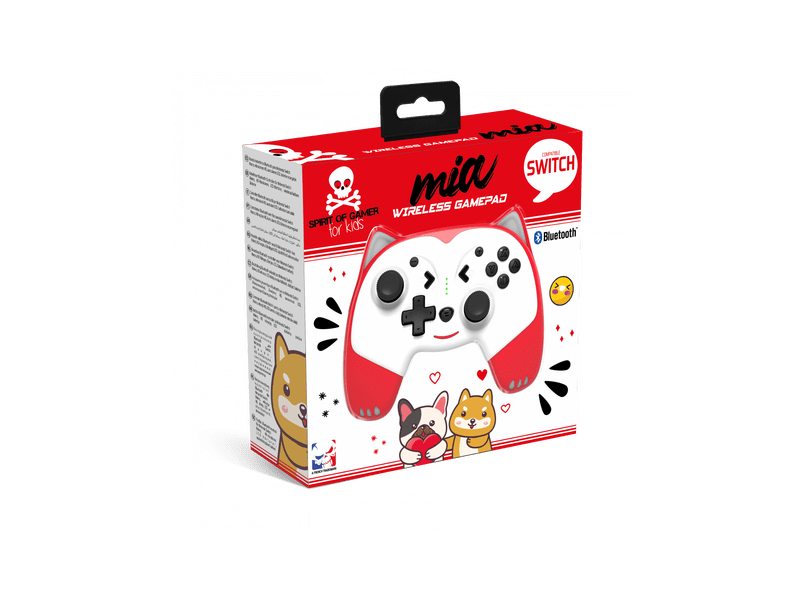 Bluetooth Gamepad Spirit of Gamer BTGPS3 Switch MIA