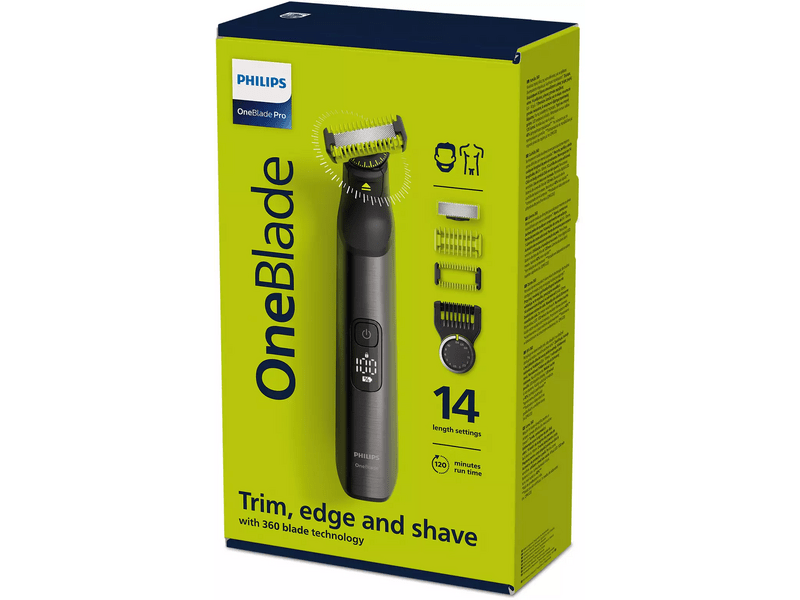 Philips QP6551/15 OneBlade Pro Face + Body hibrid borotva