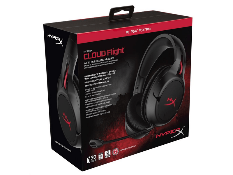 HyperX Cloud Flight Vezeték nélküli gamer headset (4P5L4AM)
