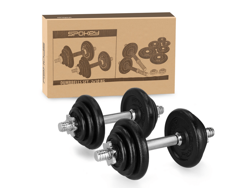 Spokey Egir egykezes kézisúlyzó, 2x 10 kg (8446)