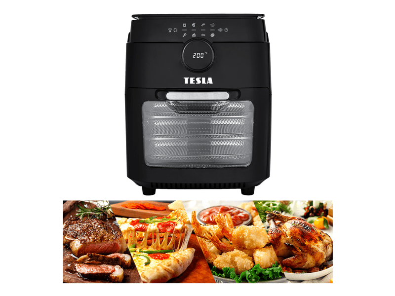 Tesla AirCook & Grill QG700 Forrólevegős sütő és grill