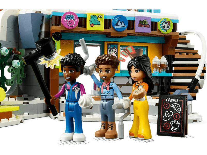 LEGO Friends Ünnepi síp és kávézó épksz