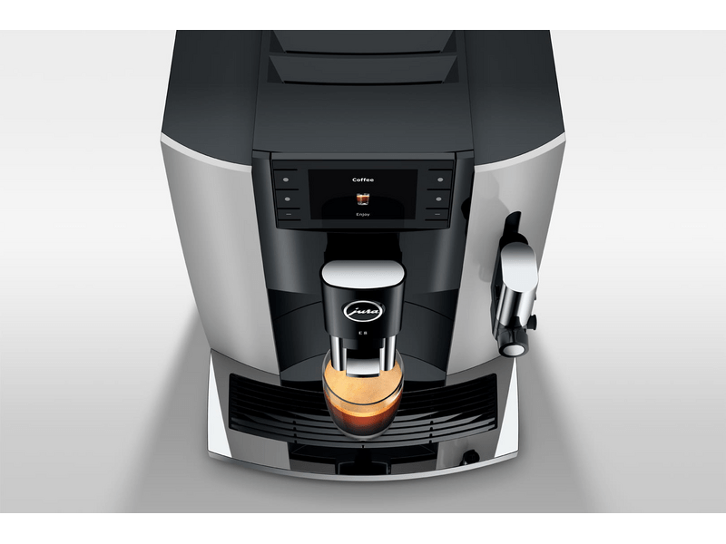 Jura E8 (EC) Automata kávéfőző, platina (15582)