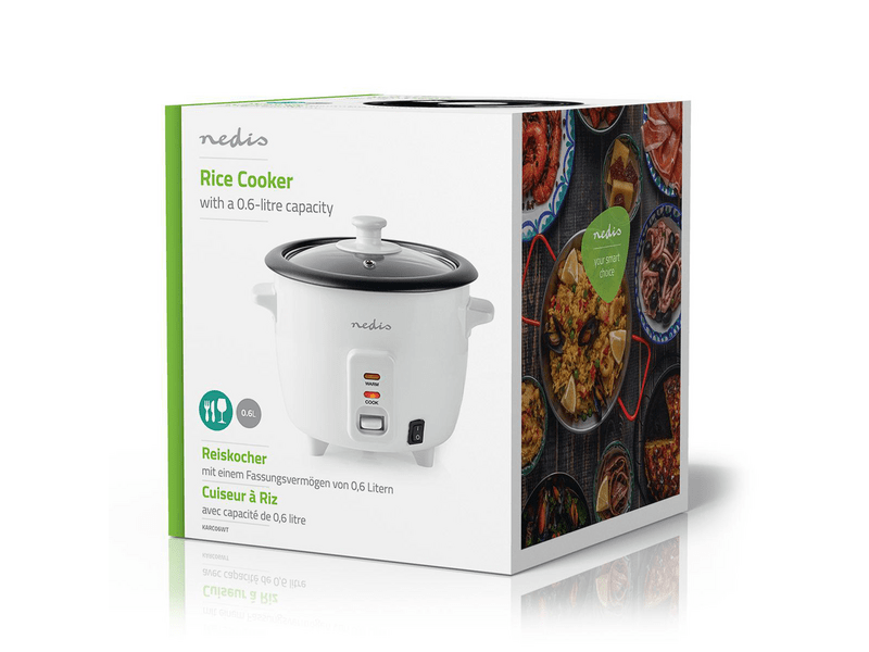 Nedis KARC06WT Rizsfőző, 0.6 L