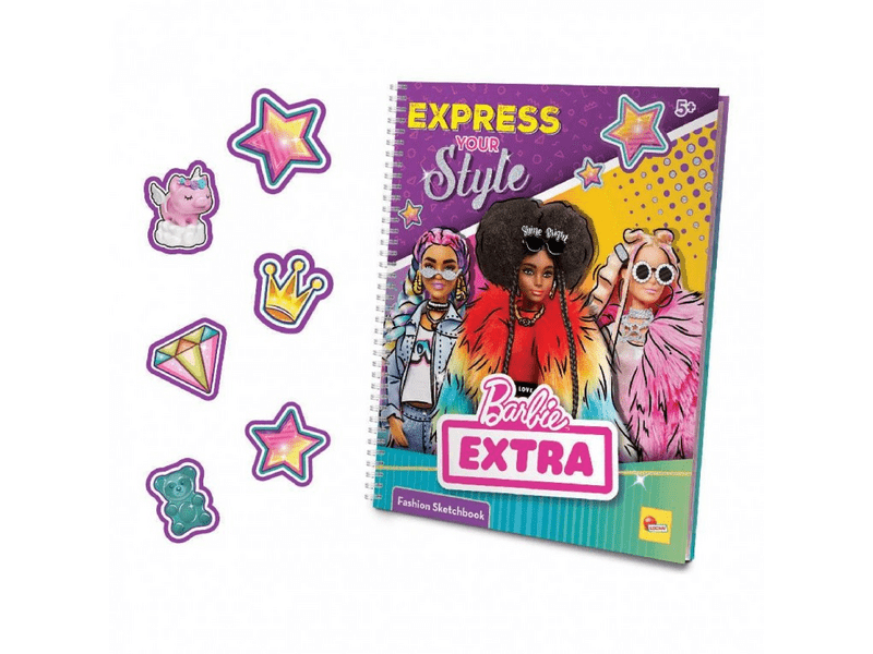 Barbie Express Your Style  stil Knjiga skica za modne dizajnere (LIS 12679)