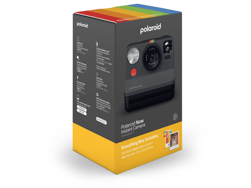 Polaroid Now Generation 2 Black Instant fényképezőgép