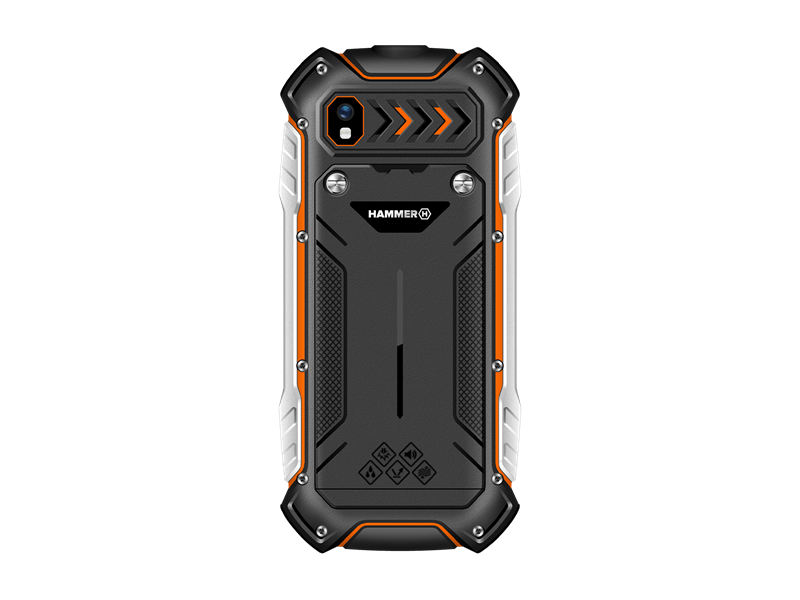 HAMMER Boost Mobiltelefon, fekete/narancs