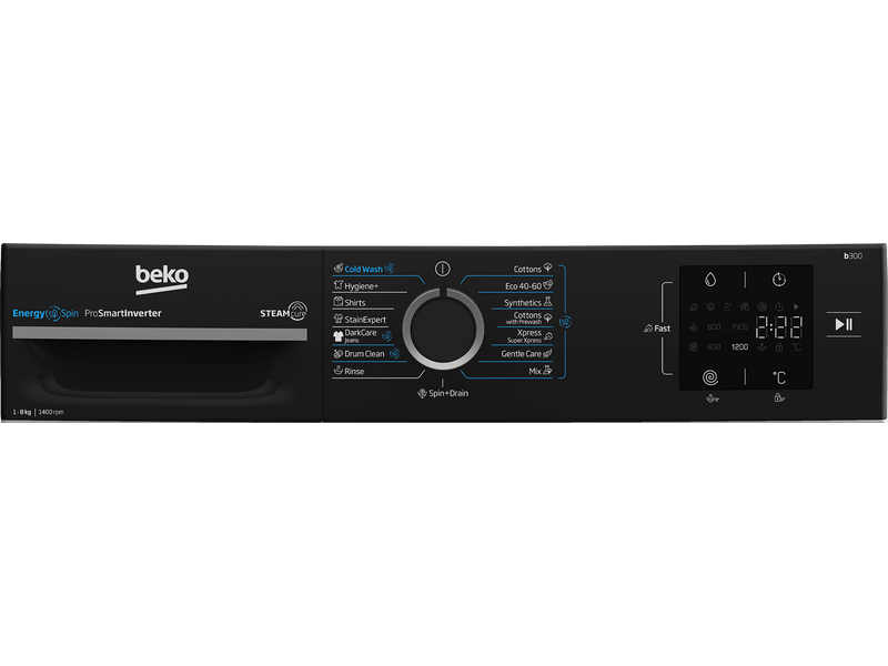 Beko BM3WFSU38413WPBB1 Elöltöltős mosógép