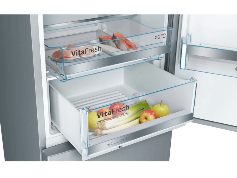 Bosch KGE398IBP Alulfagyasztós kombinált hűtőszekrény