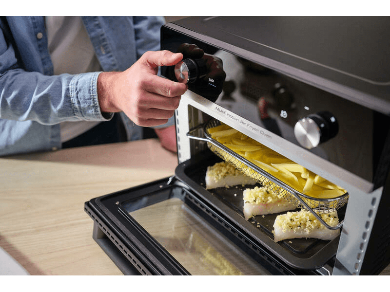 Multifunkciós airfryer,fekete