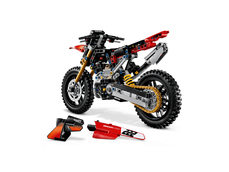 LEGO® Technic™ Ducati Desmo450 MX Factory motorkerékpár (42238)