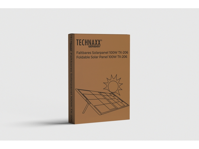 Technaxx TX-206 18V Összecsukható Napelem, 100W