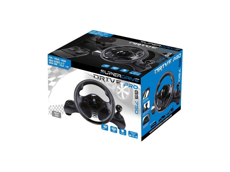 Subsonic Superdrive Drive Pro GS750 Versenykormány pedálokkal és váltóval (SA5156-NG)