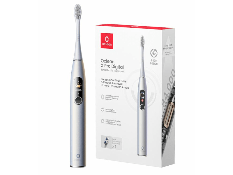 Oclean X Pro Digital Elektromos fogkefe, ezüst