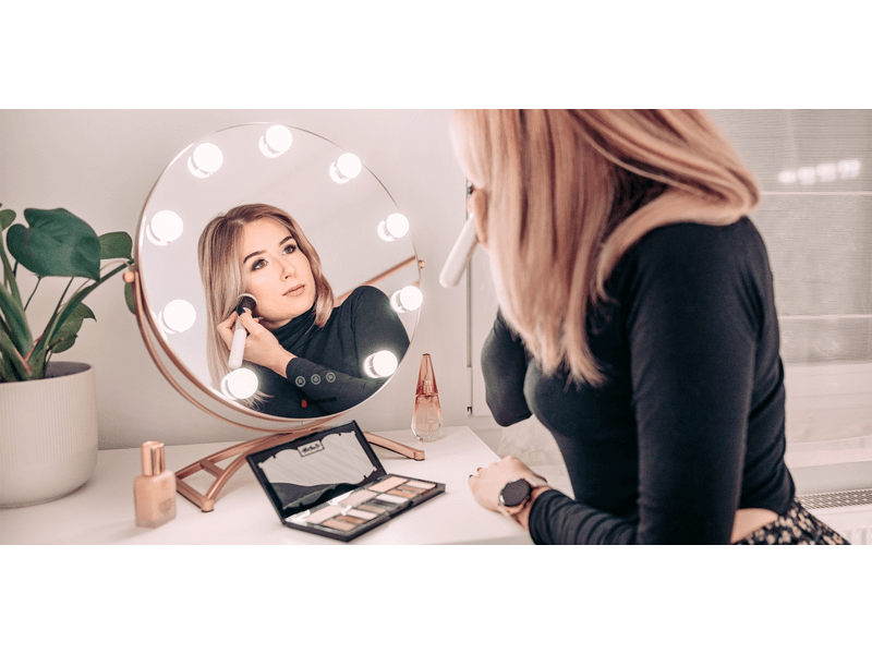 Humanas HS-HM03 ogledalo za šminkanje s LED rasvjetom