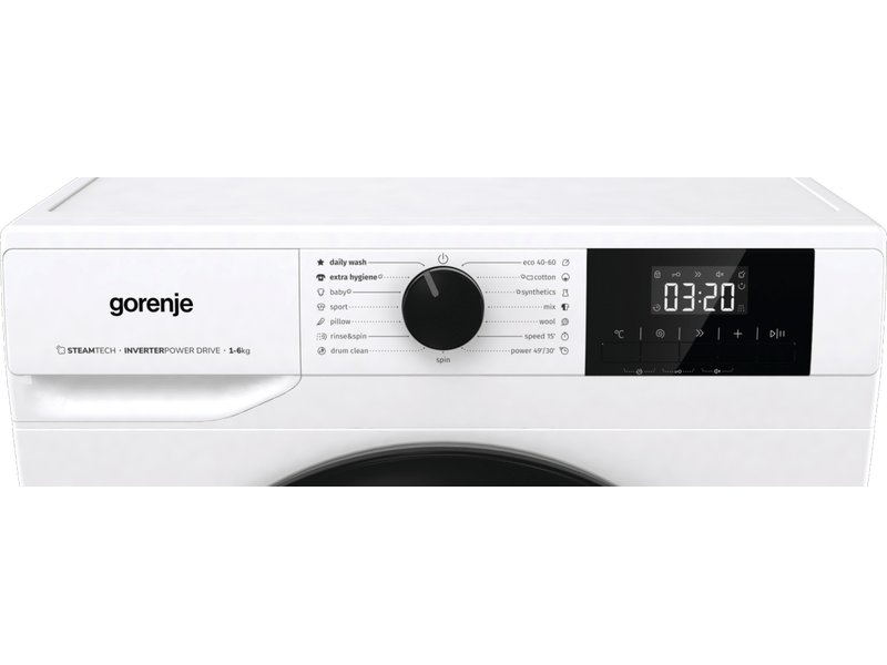Gorenje W3NGPI62SBS Elöltöltős mosógép