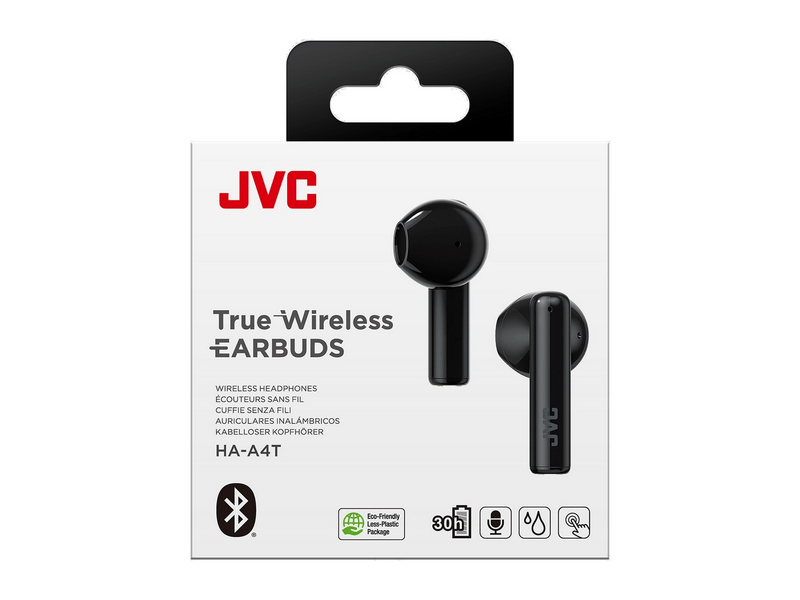 JVC HA-A4T-B True Wireless Bluetooth fülhallgató, fekete