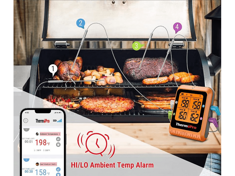 Thermopro digitalni Bluetooth termometar s 4 sonde (TP-930)