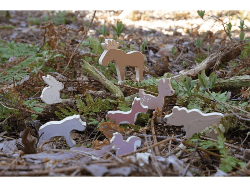 Jabadabado 50 darabos fa építőkészlet: Az erdő állatai (W7278)