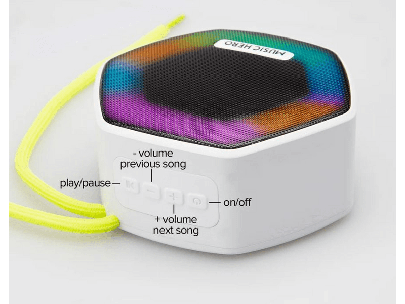 Music Hero Ibiza Bluetooth zvučnik, bijeli (MHSPIBIZA5BTW)