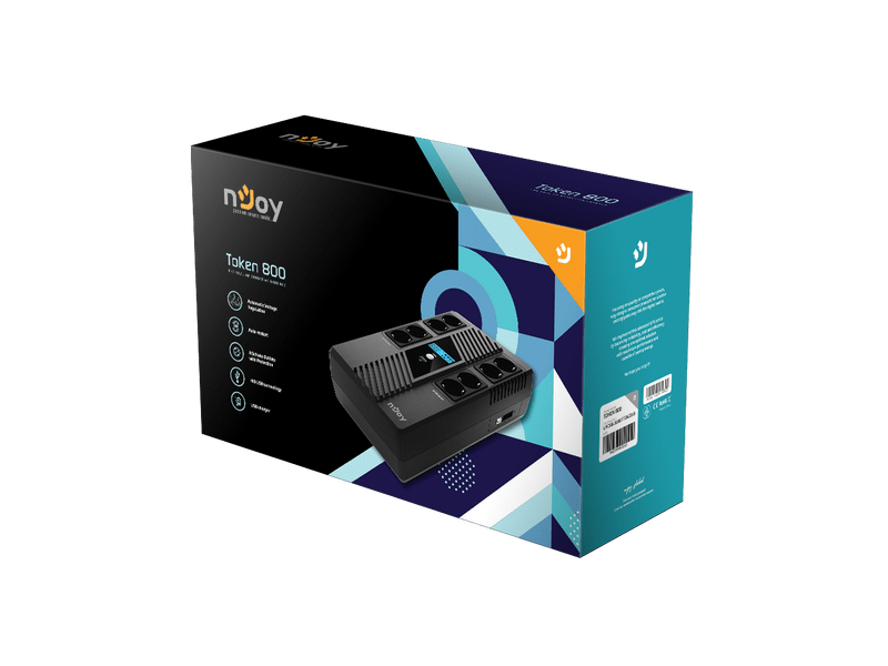 nJoy Token 800 Szünetmentes tápegység (UPCSBLS680TTOAZ01B)