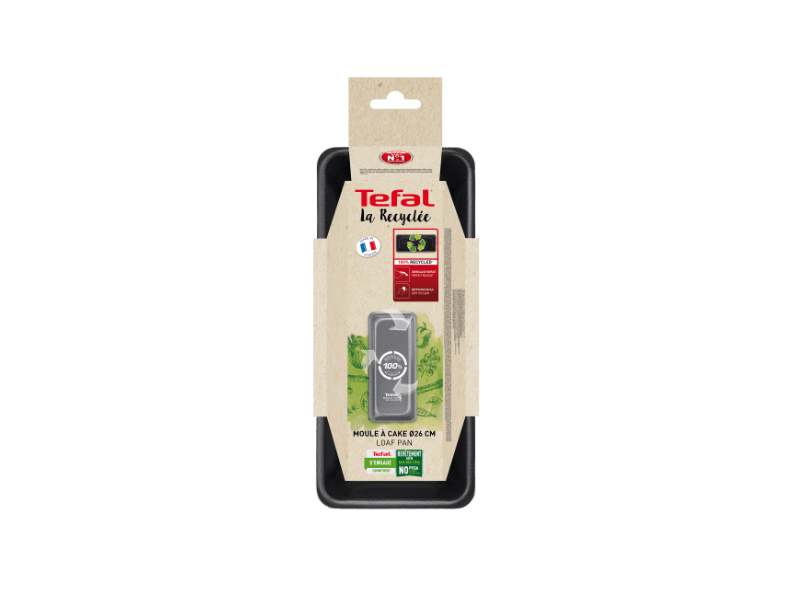 Tefal La Recyclée J5707202 Szögletes Sütőforma, 26 cm