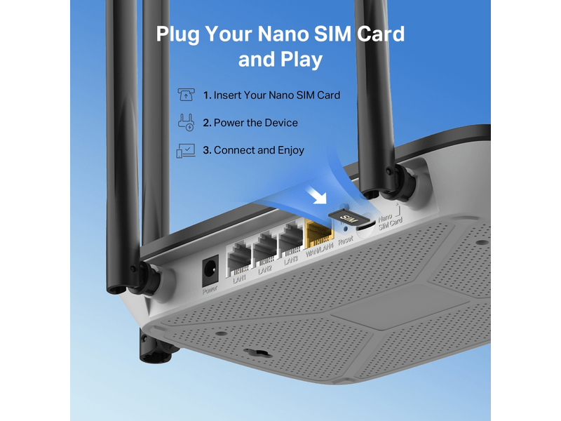 Mercusys MB115-4G 300Mbps Wireless N 4G LTE Router