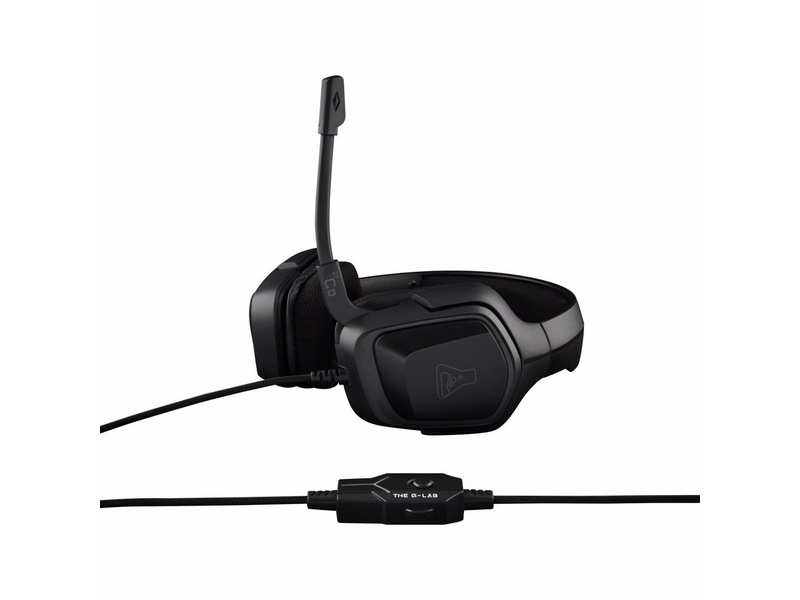 The G-Lab Korp Cobalt Black Fejhallgató, fekete