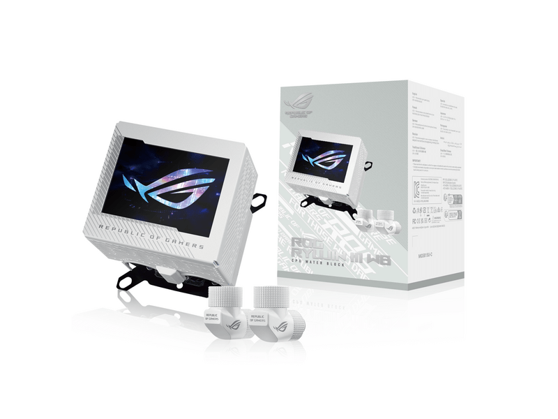 Asus ROG Ryujin III WB Vízhűtő pumpa, fehér