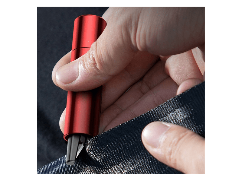 Baseus Sharp Tool Safety Hammer vészhelyzeti autós szerszám, piros (CRSFH-09)
