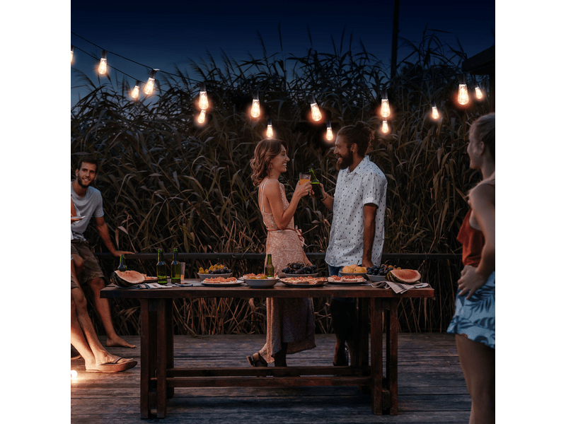 Garden of Eden 11742 Szolár LED fényfüzér, villanykörte