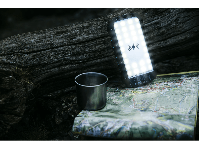 LAMAX Journey 26800mAh Napelemes powerbank