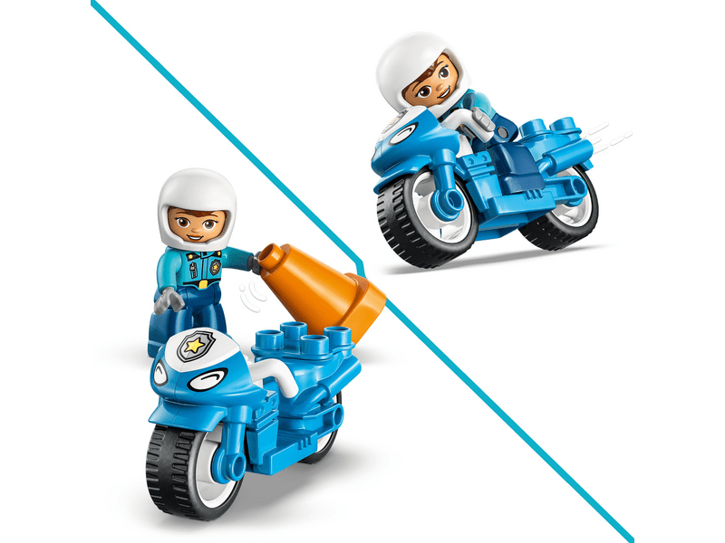 LEGO® DUPLO® Városi kalandok Kék rendőrségi motorkerékpár (10471)