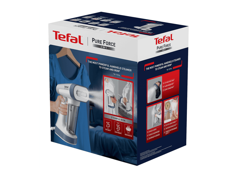 Tefal DT8722E0 Pure Force ručni peglač na paru za odjeću