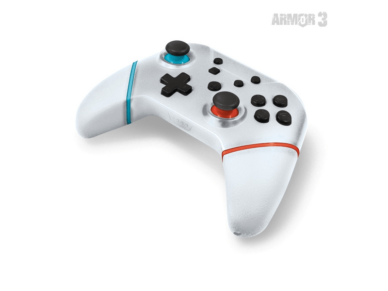 Armor3 NuChamp Nintendo Switch Vezeték nélküli kontroller, fehér (M07467-WH)