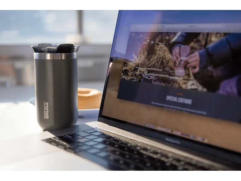 Wacaco Octaroma Lungo termobögre, Ködszürke