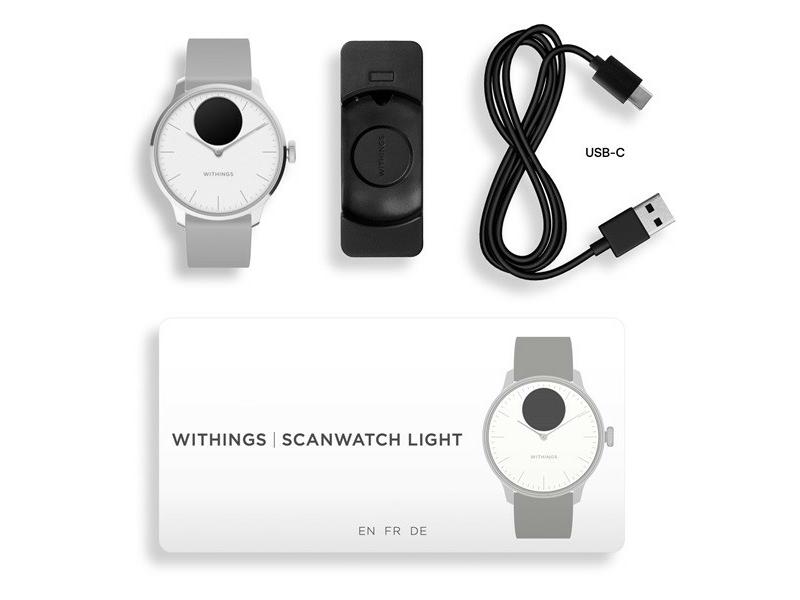 ScanWatch Light okosóra, 37mm,ezüst