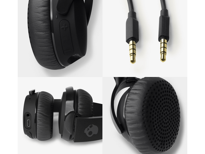 Skullcandy Riff 2 Vezeték nélküli fejhallgató, fekete (S5PRW-P740)